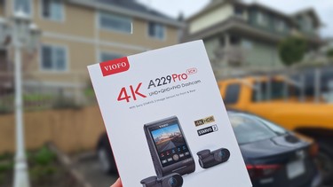 VIOFO’s A229 4K Pro dashcam delivers high quality video.