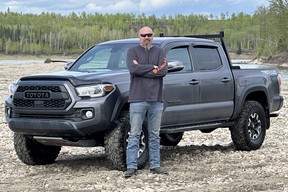 All of Jason Renwick’s trucks see extreme duty as he works in the bush of Northern Canada. He bought his 2023 Toyota Tacoma TRD Off Road Premium to replace his 2015 GMC 3500.