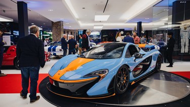 A McLaren P1 at the RM Sotheby's Dare to Dream Collection auction