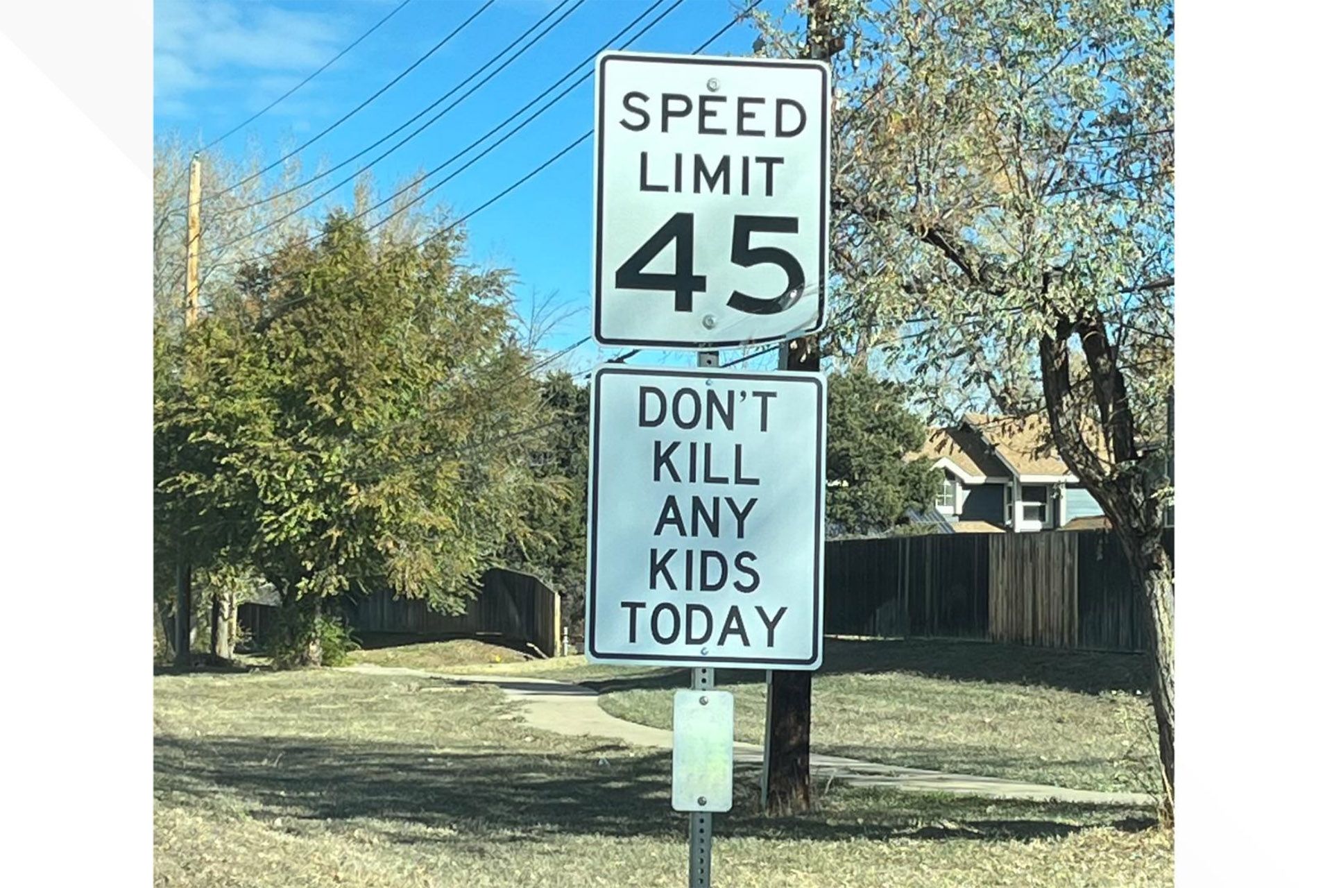 Colorado crusader fights speeding with rude but accurate signs 