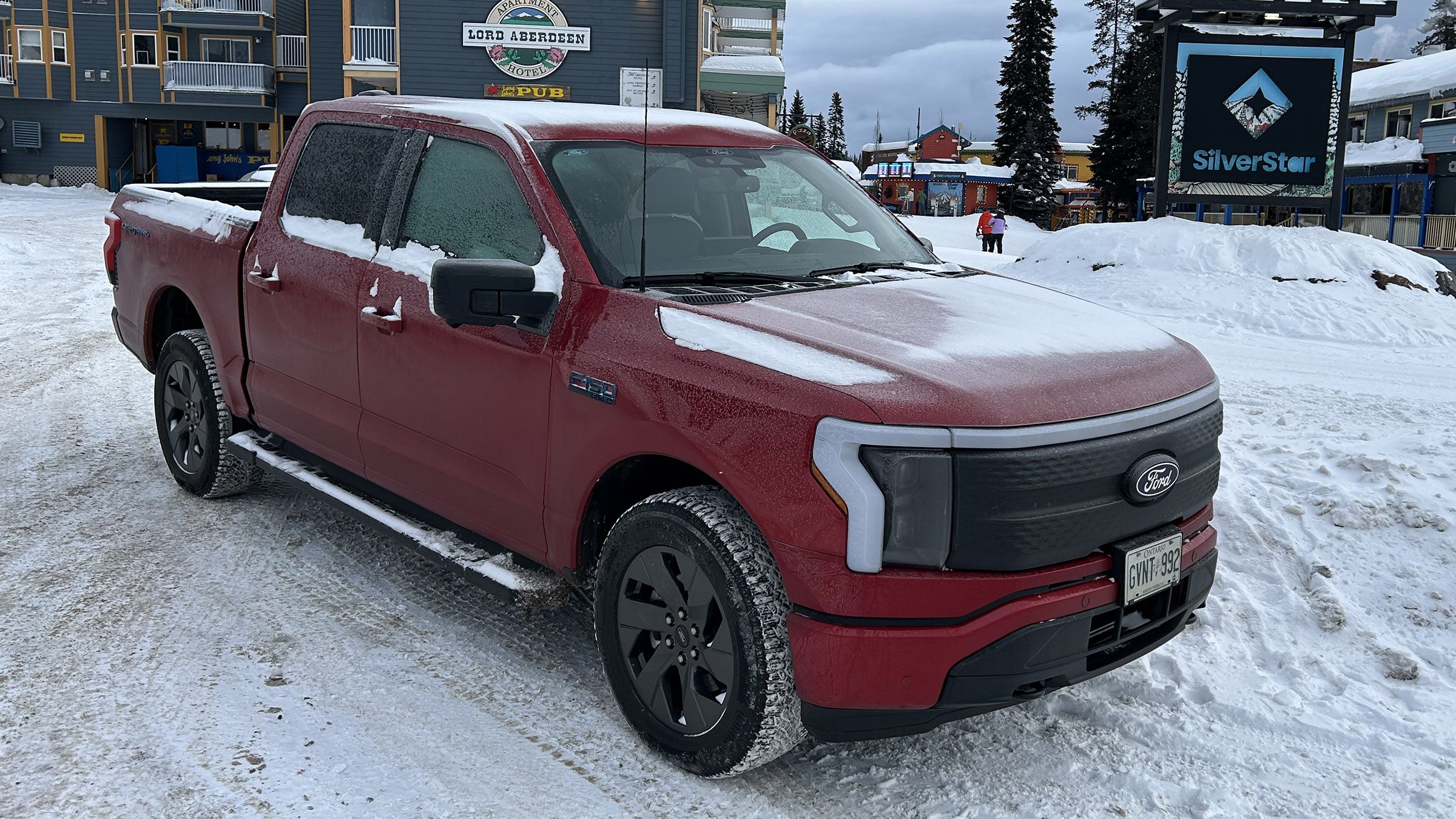 The 2024 Ford F-150 Lightning was the perfect all-electric vehicle for a ski trip to the magnificent SilverStar Mountain Resort.
