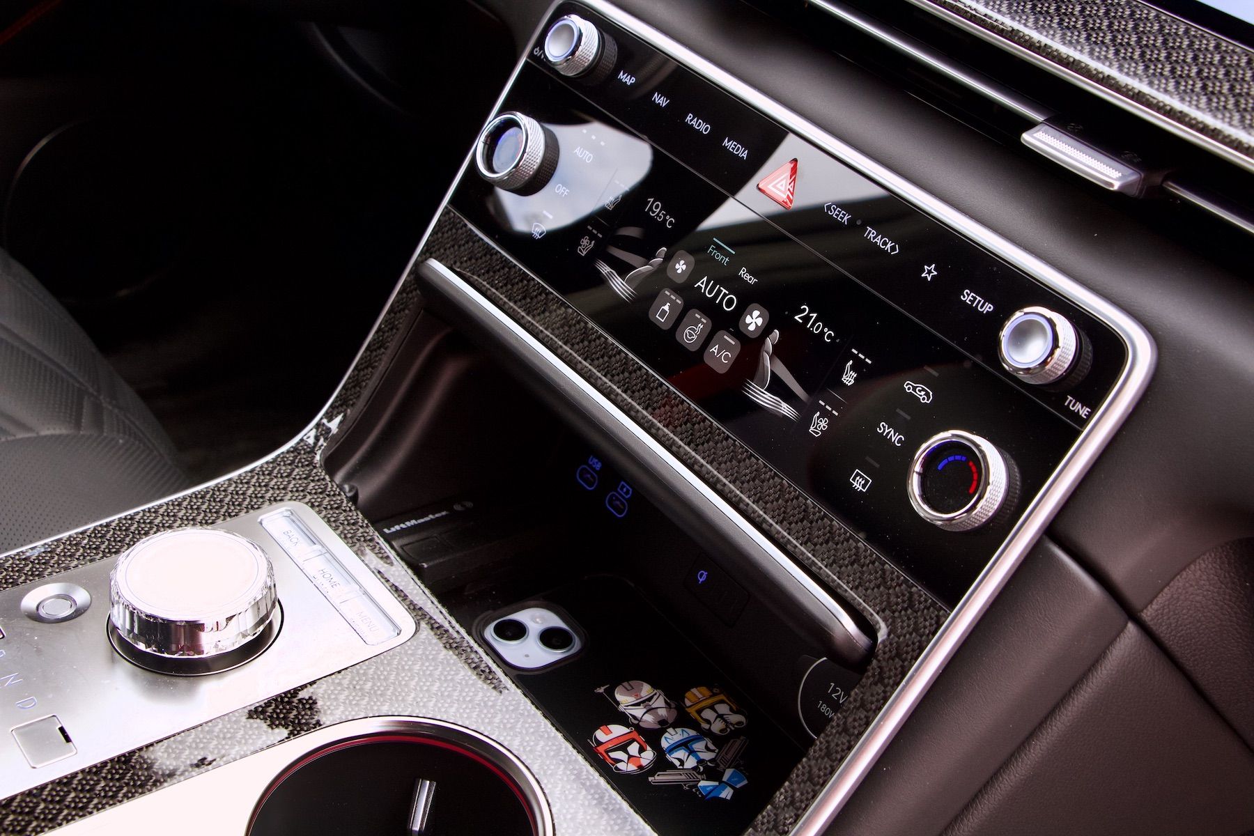 2025 Genesis GV80 Coupe HVAC controls