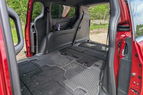 2025 Chrysler Grand Caravan interior with rear seats down
