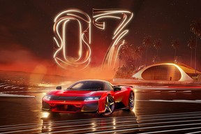 A virtual rendition of the 2026 Ferrari F80 in Ubisoft's 'The Crew Motorfest' racing video game