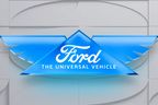 Ford's new 'Universal Vehicle' logo for its upcoming EV line