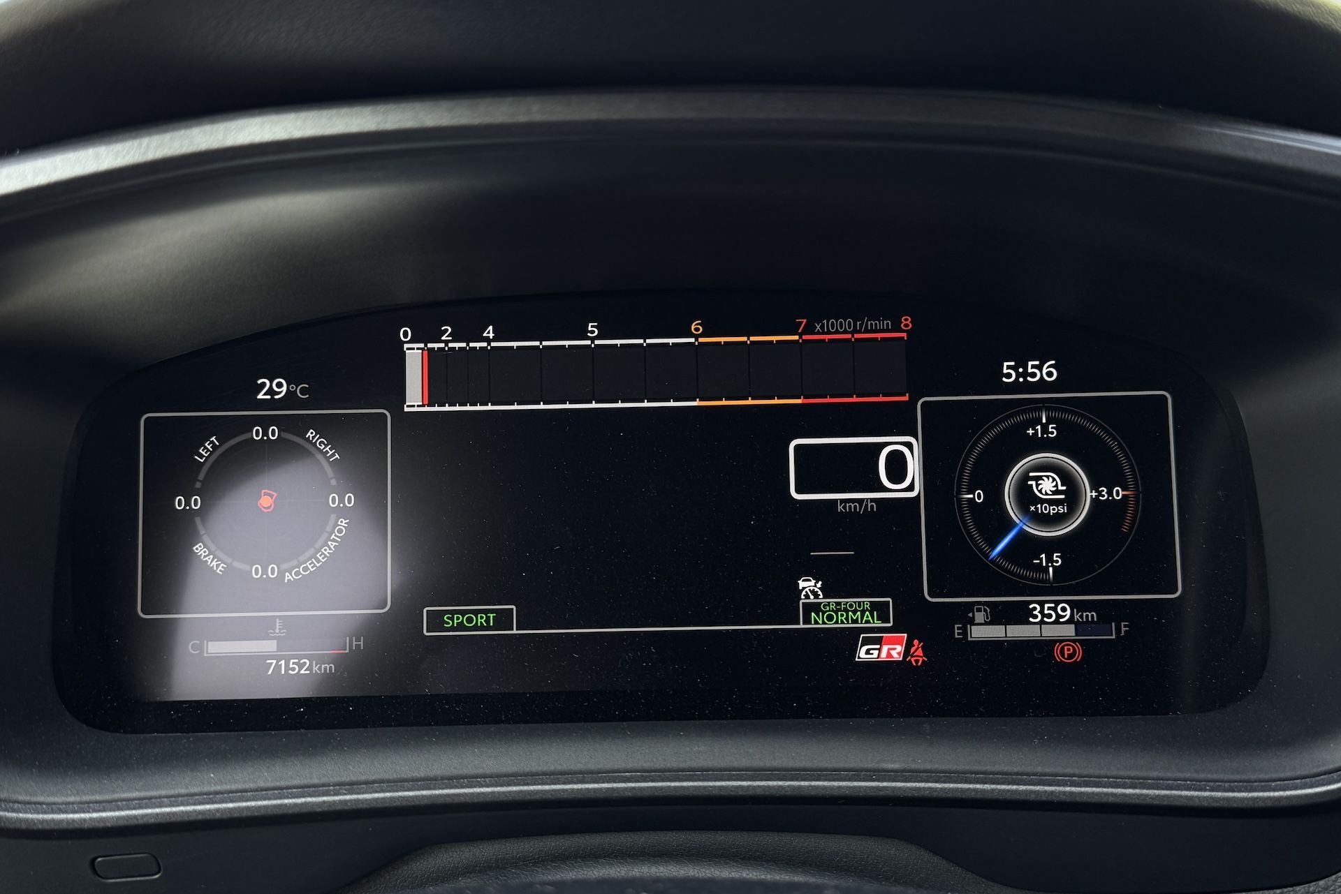 2025 Toyota GR Corolla alternate gauges