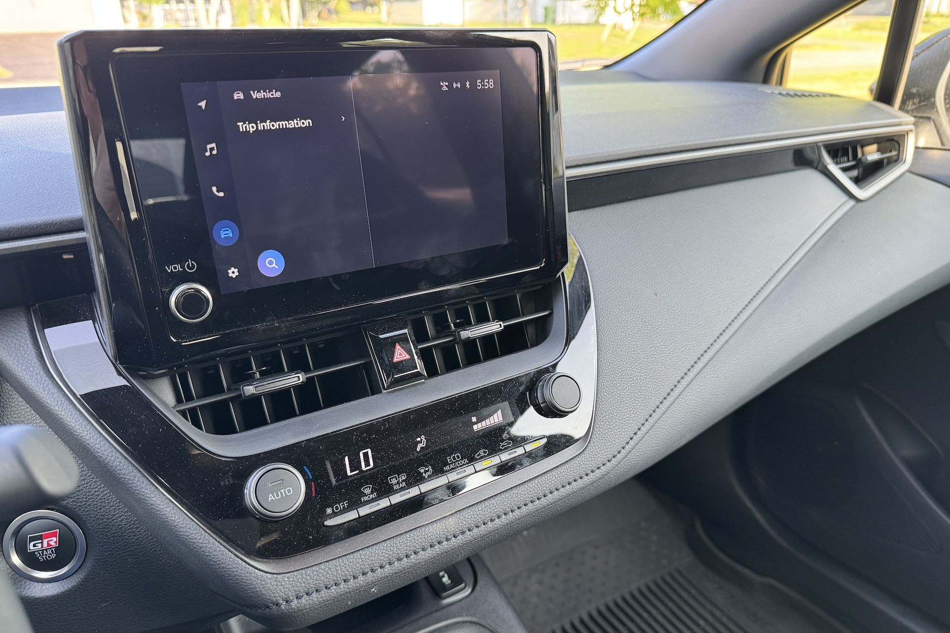 2025 Toyota GR Corolla infotainment