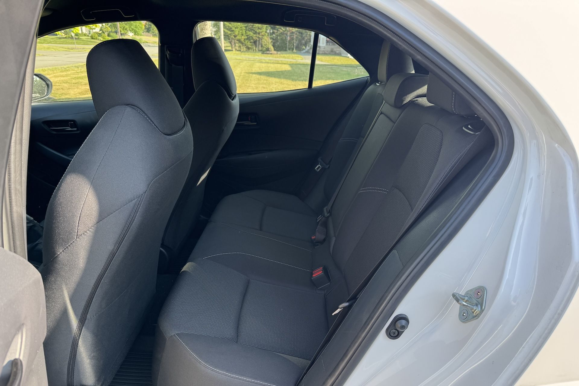 2025 Toyota GR Corolla rear seat