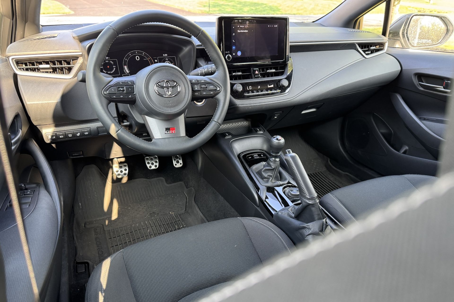 2025 Toyota GR Corolla cabin