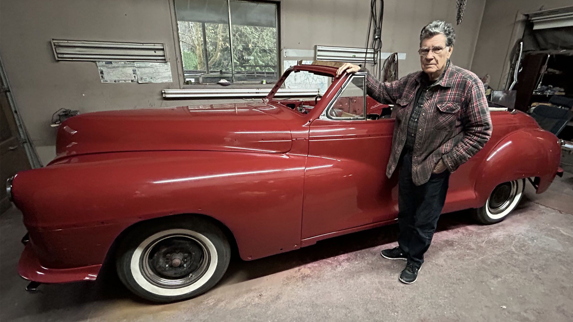 Joe ‘The  Finisher’ works six days a week rescuing classic cars