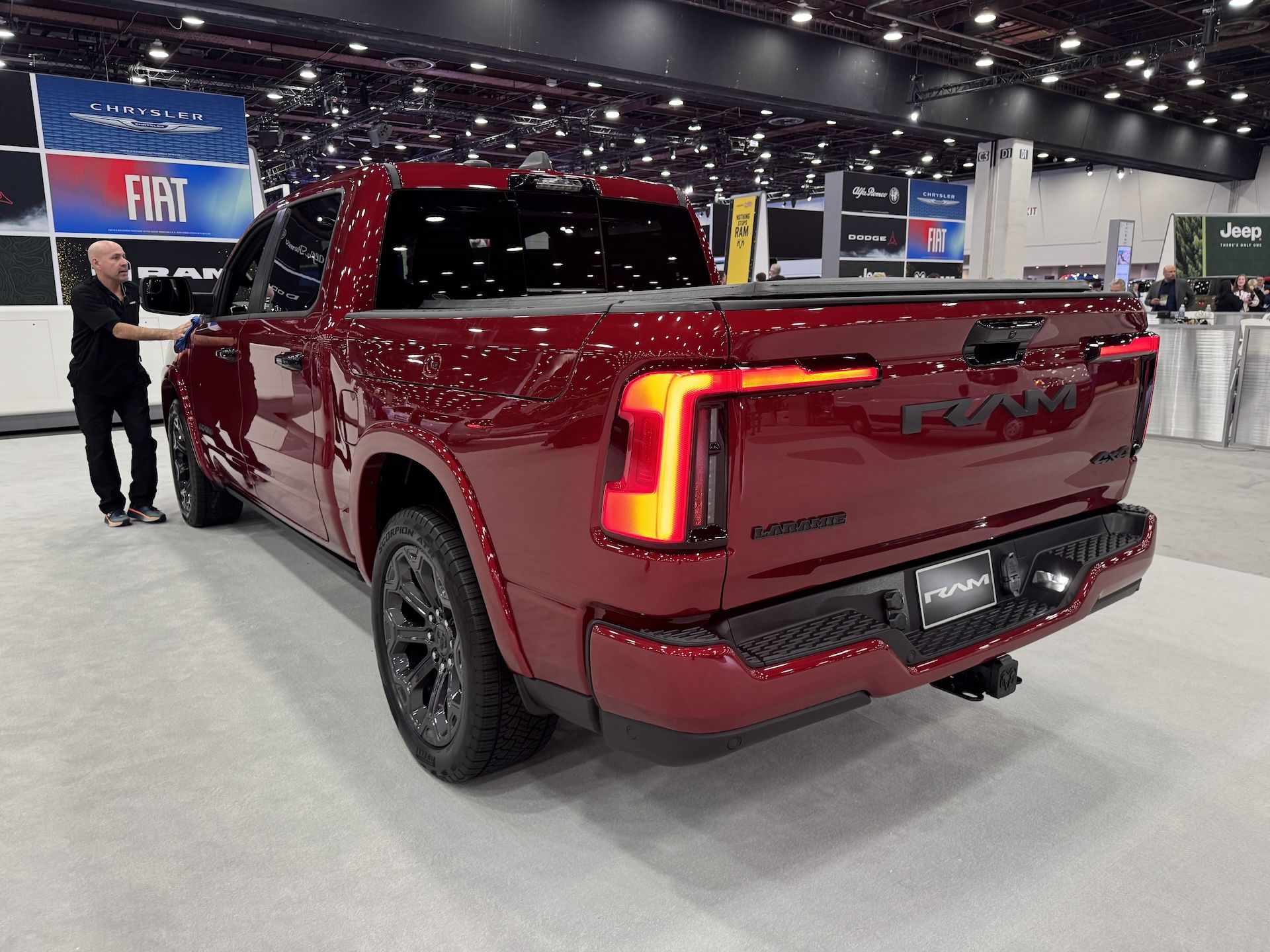 In, over, and under the 2027 Ram 1500 REV at the Detroit auto show