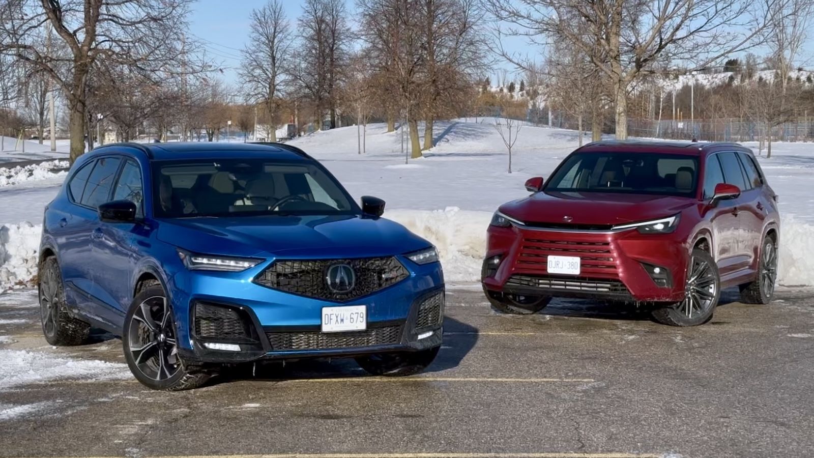 2026 Acura MDX vs 2026 Lexus TX