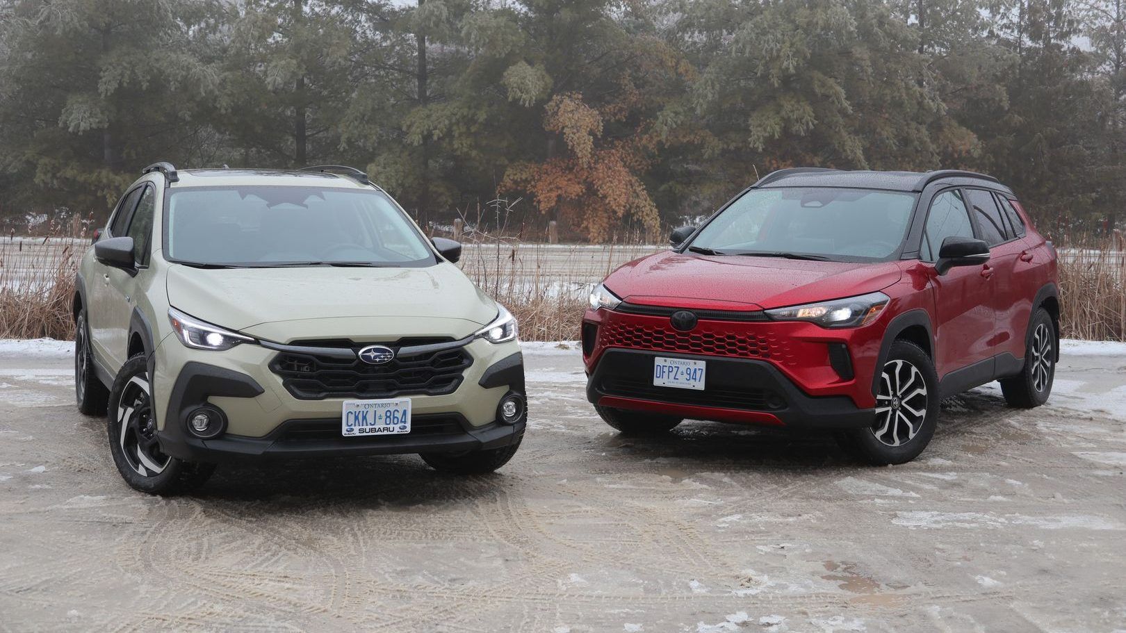 2026 Subaru Crosstrek Hybrid Limited vs 2026 Toyota Corolla Cross Hybrid SE