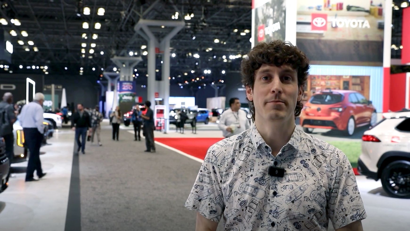 Clayton Seams at the 2026 New York Auto Show