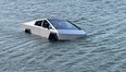 A Cybertruck owner found out the truck's "Wade Mode" isn't meant to handle lakes