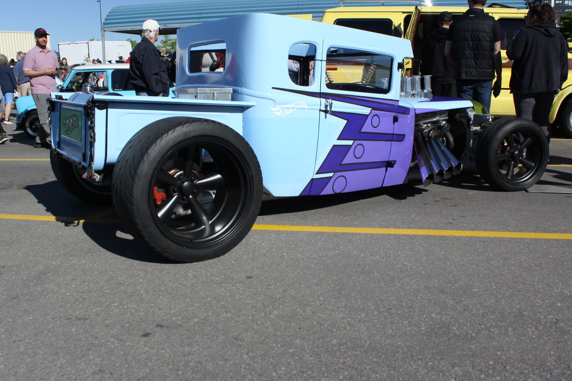 A full-scale 'Bone Shaker' at the Hot Wheels Legends Tour event held May 30, 2026 in Oakville, Ontario