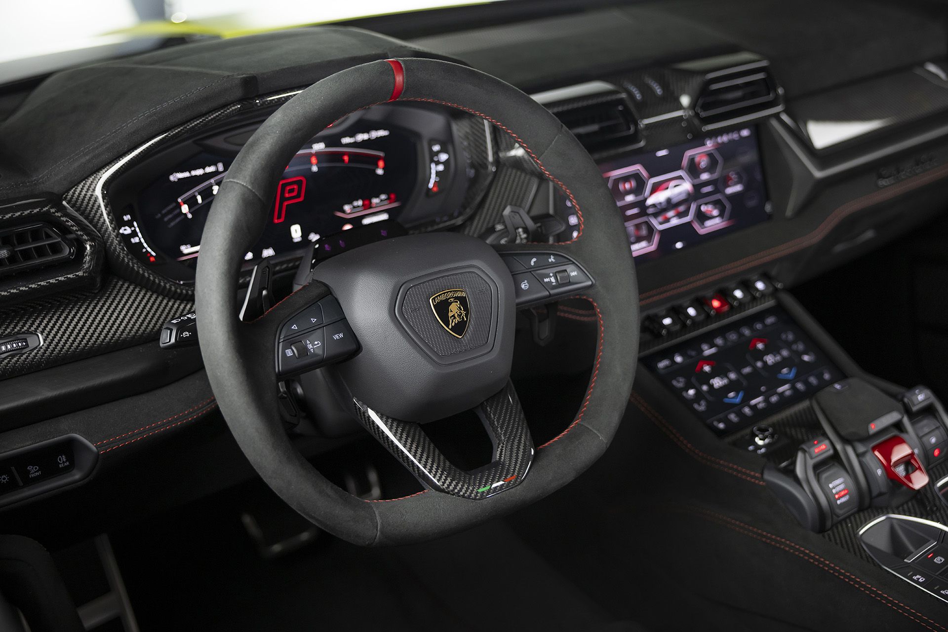 2027 Lamborghini Urus SE Performante Anima Drive Mode Selector Close-up