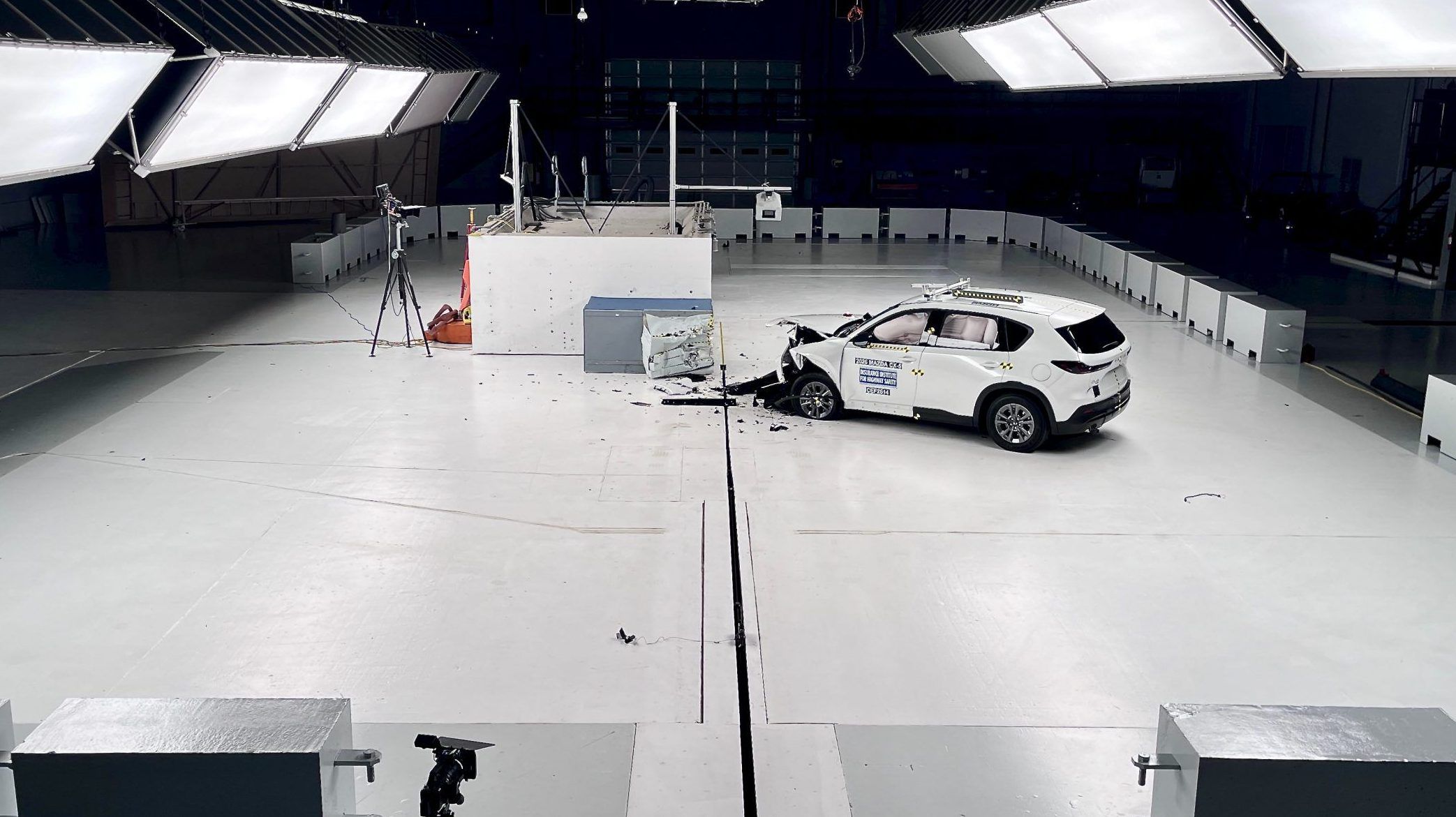 2026 Mazda CX-5 crash testing at the IIHS