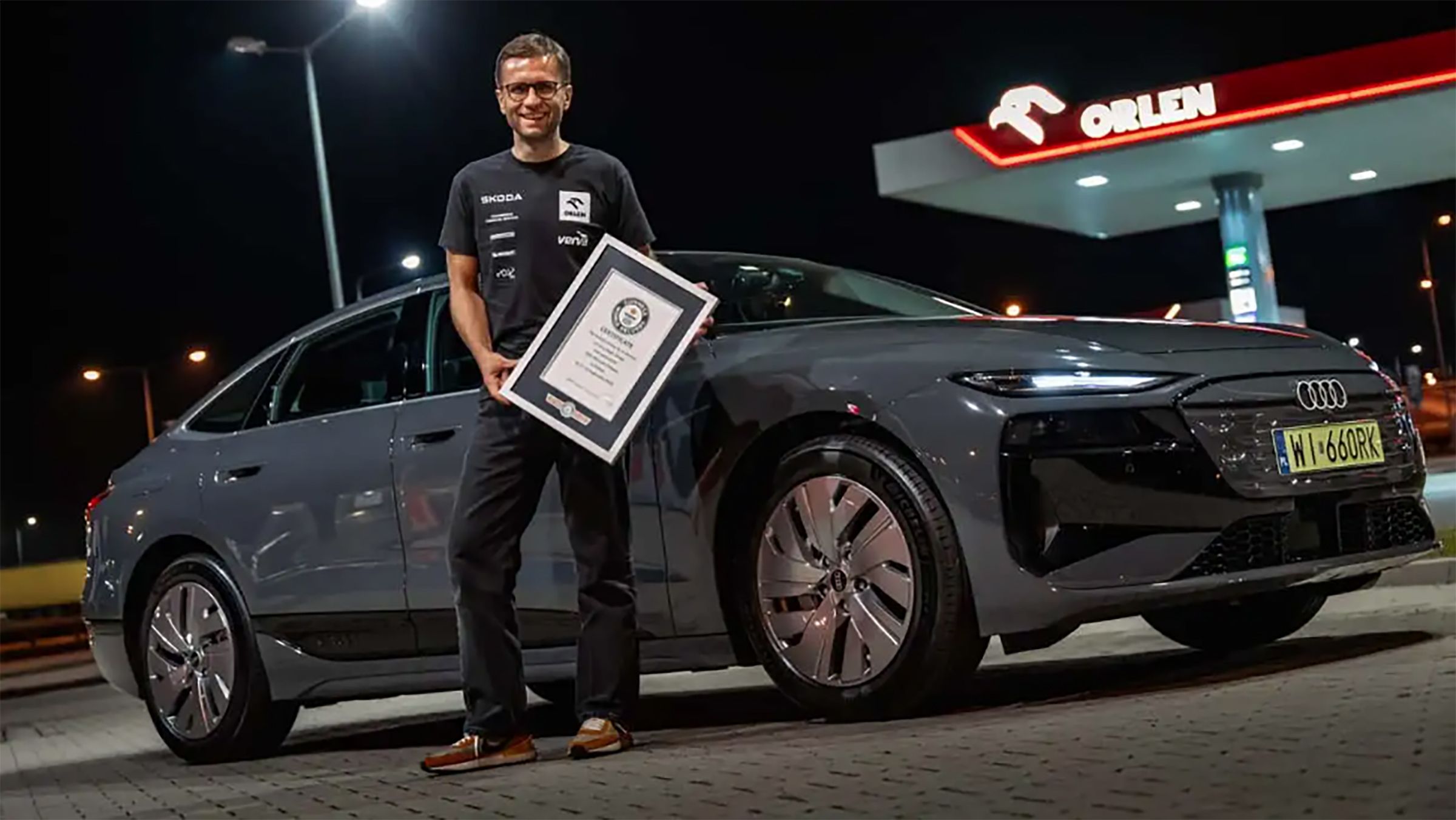 Audi A6 Sportback E-Tron.