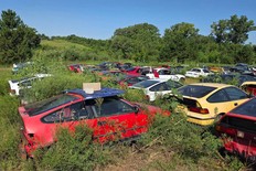 Jeremiah Freeman's 'CRX Farm,' home to roughly 275 old Honda cars