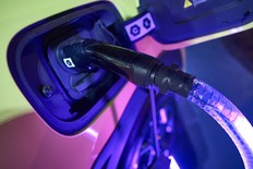 The Chinese producer of electric cars BYD presents its vehicles (EV) on the second day of the IAA Mobility 2025 automobile fair on September 10, 2025 in Munich, Germany