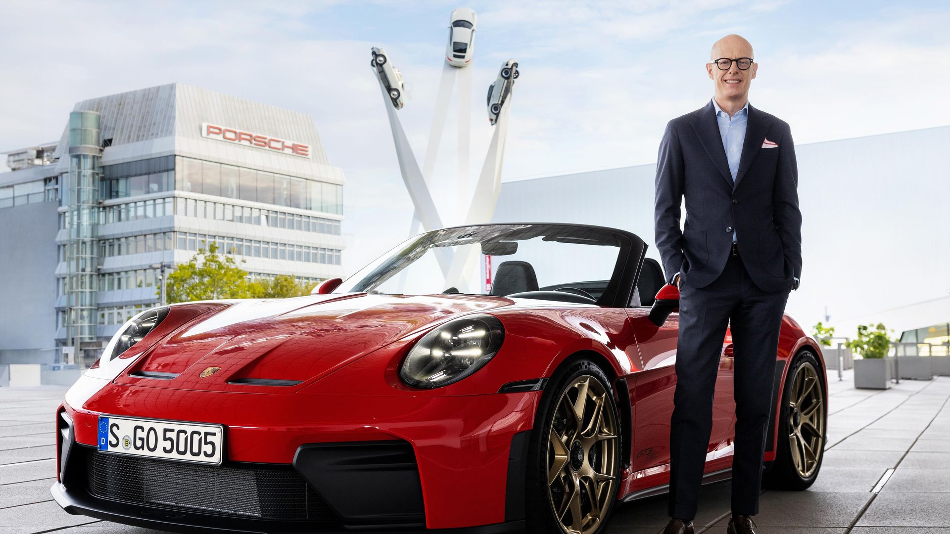 Dr. Michael Leiters, Porsche's chairman of the executive board, outlined the company's strategy