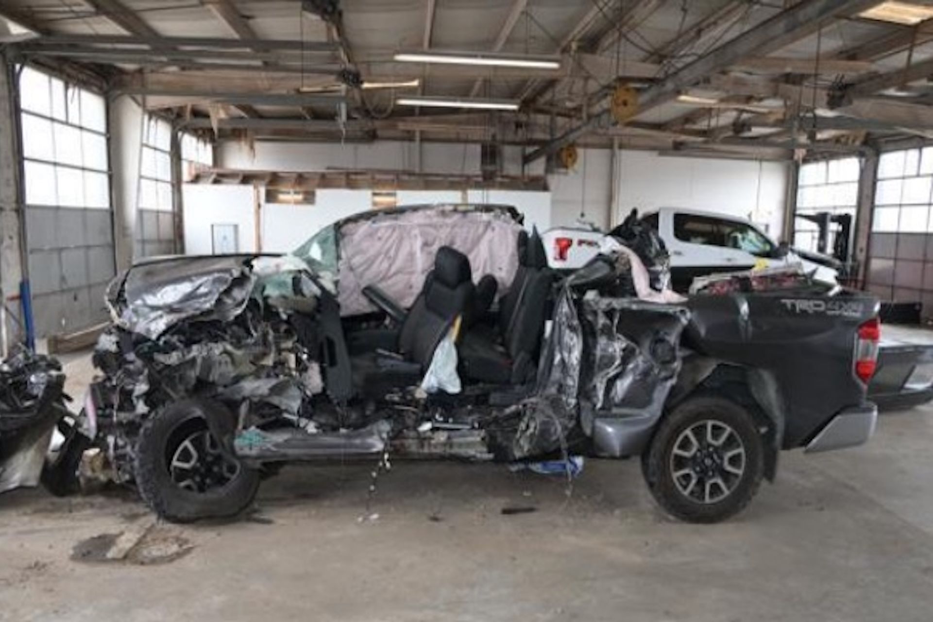 Wrecked Toyota Tundra