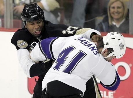 NHLers say Laraque is toughest player