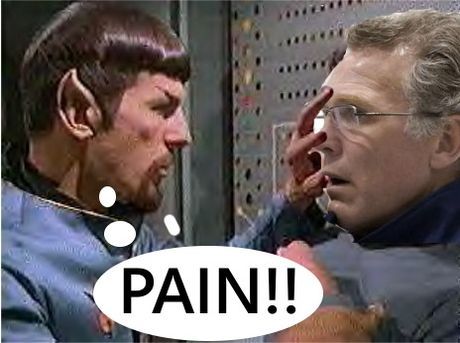 Craig MacTavish in pain