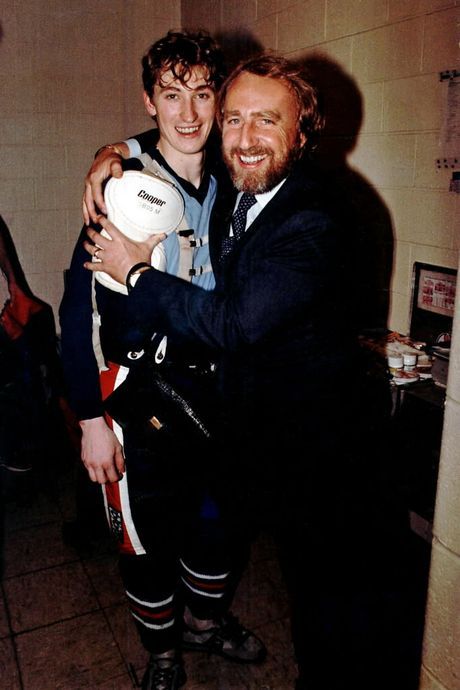 Peter Pocklington and Wayne Gretzky