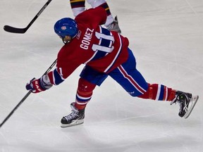 Scott Gomez of the Habs graded out poorly in the playoffs