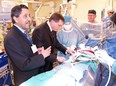 Dr. Arvind Koshal and Premier Ed Stelmach