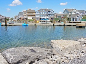 The lake at Summerside, photo by Jane Marshall/Edmonton Journal