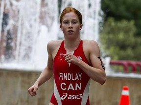 April, 18, 2010: International Triathlon Union World Cup Monterrey Mexico. Canada's Paula Findlay won the first World Cup title of her career today.