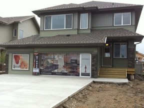 This Kimberley Homes showhome in Chappelle includes a "flex suite." Photo by Elise Stolte / Edmonton Journal