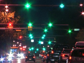 Morning traffic down 127 St. from 148 Ave. looking south in Edmonton on August 26, 2011. Photo by Ryan Jackson / Edmonton Journal