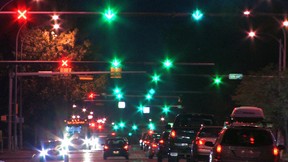 Morning traffic down 127 St. from 148 Ave. looking south in Edmonton on August 26, 2011. Photo by Ryan Jackson / Edmonton Journal