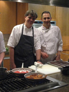 Chefs James Walt (left) and Roger Sleiman