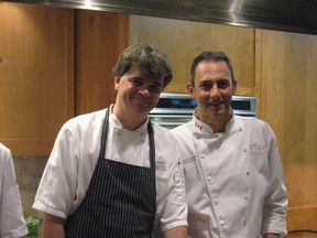 Chefs James Walt (left) and Roger Sleiman