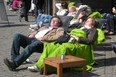 Residents of Copenhagen an't seem to get enough of the sun. Photo supplied by Lars Gemzoe.