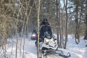 RCMP constables training for winter conditions in the Northwest Territories. Photo by Jack Kruger / RCMP