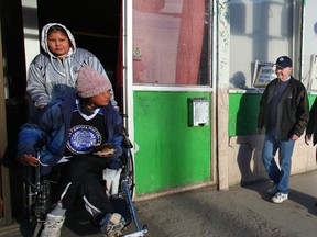 The House of Refuge in Boyle Street, Edmonton. Photo by Rick MacWilliam / Edmonton Journal