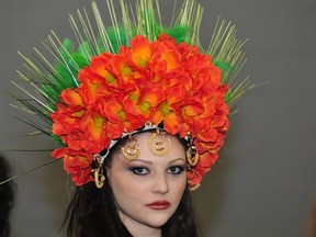 A fantasy hair creation from last year's Fashion Week competition.