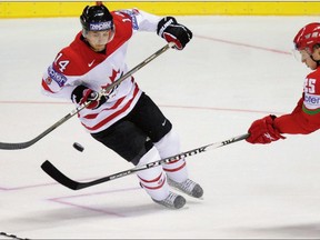 Edmonton Oilers' rising star Jordan Eberle is already making his third appearance at the World Senior Hockey Championships. (File photo from 2011 tourney)