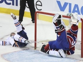 The Oilers fell flat, including one Eric Belanger