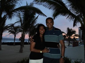 Alison Redford's Chief of Staff Farouk Adatia with his wife, Calgary lawyer Rishma Shariff. (via Facebook)