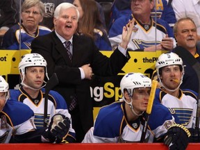 The Edmonton Oilers open the 2015-16 season on the road against the Ken Hitchcock-coached St. Louis Blues.