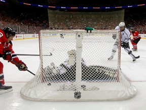 The only Tarasov number awarded on Zack Parise's goal that opened the scoring was a -1 to Kings goalie Jonathan Quick, who coughed up the puck and couldn't quite recover to make the stop.