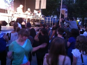 A Tribe Called Red performs at Churchill Square June 21, 2012. Elise Stolte / Edmonton Journal