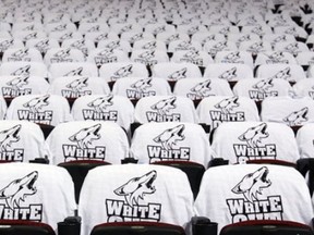 PHoenix Coyotes White Out